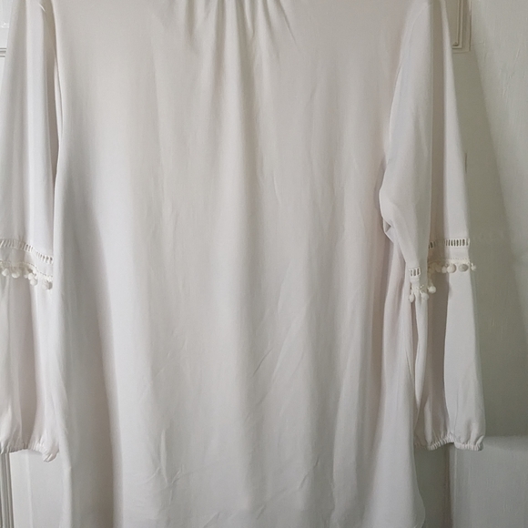 Liz Claiborne L Cream Top - Picture 3 of 7